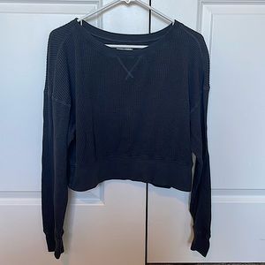 Offline by Aerie Cropped Long sleeve shirt size M
